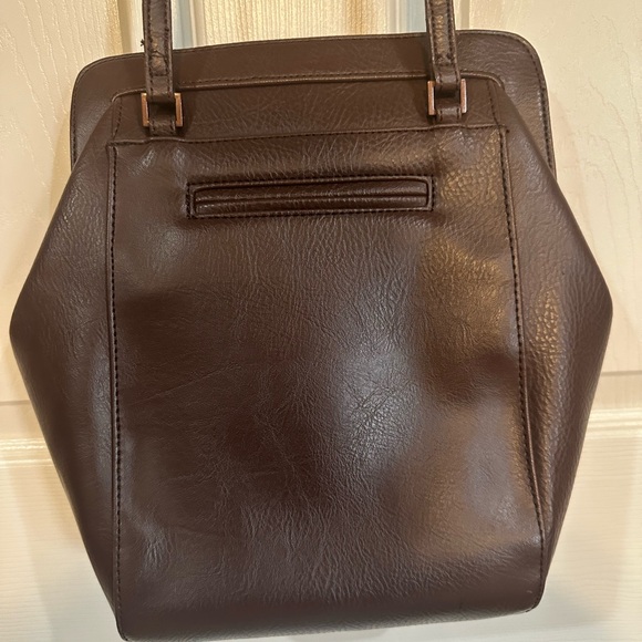 Matt & Nat Vegan Leather Brown Crossbody Purse Bag - Picture 4 of 10